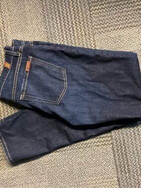 7 For All Mankind Women's Dark Blue Jeans